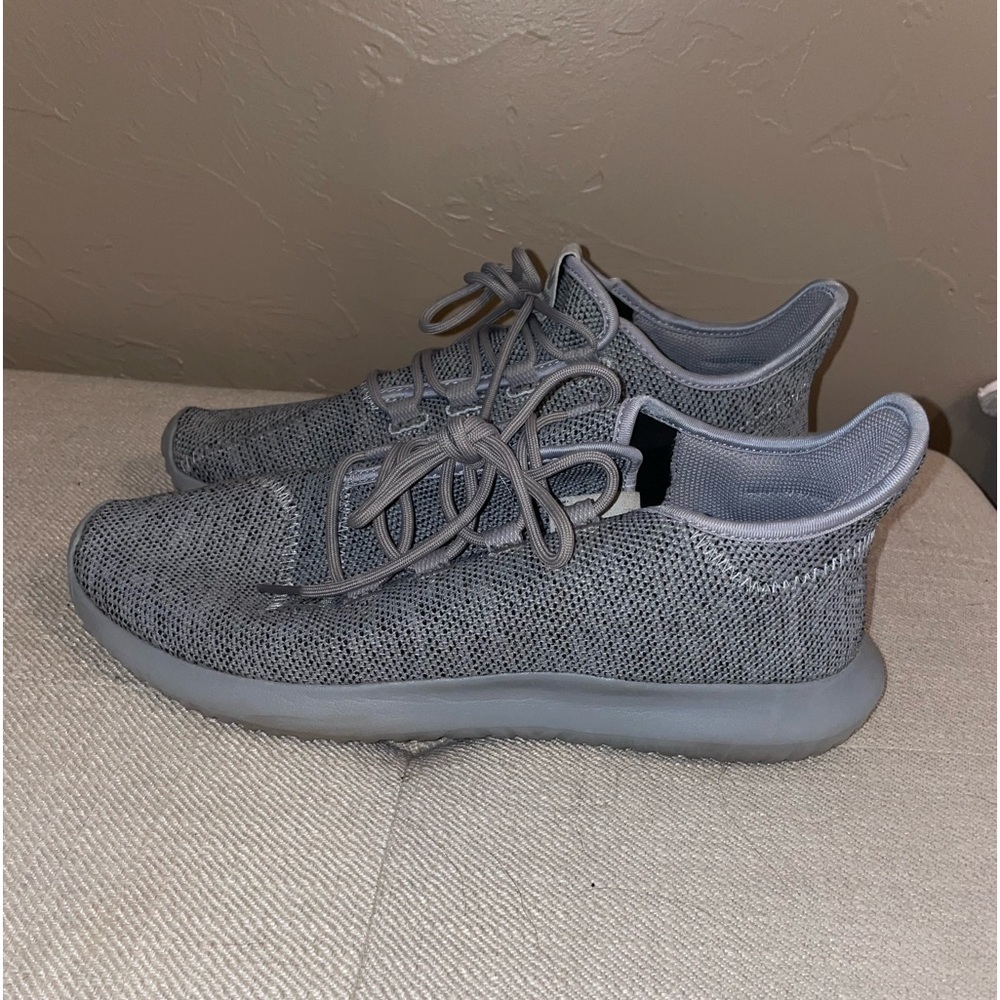 Men’s gray adidas shoes. Size 11